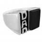 925 Sterling Silver Mens Black Onyx DAD Father's Day Family Oxidized Thick Solid Ring