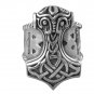 925 Sterling Silver Viking Thunder God Thor Hammer MjÃ¶lnir Mjolnir Odin Runes Norse Biker Ring