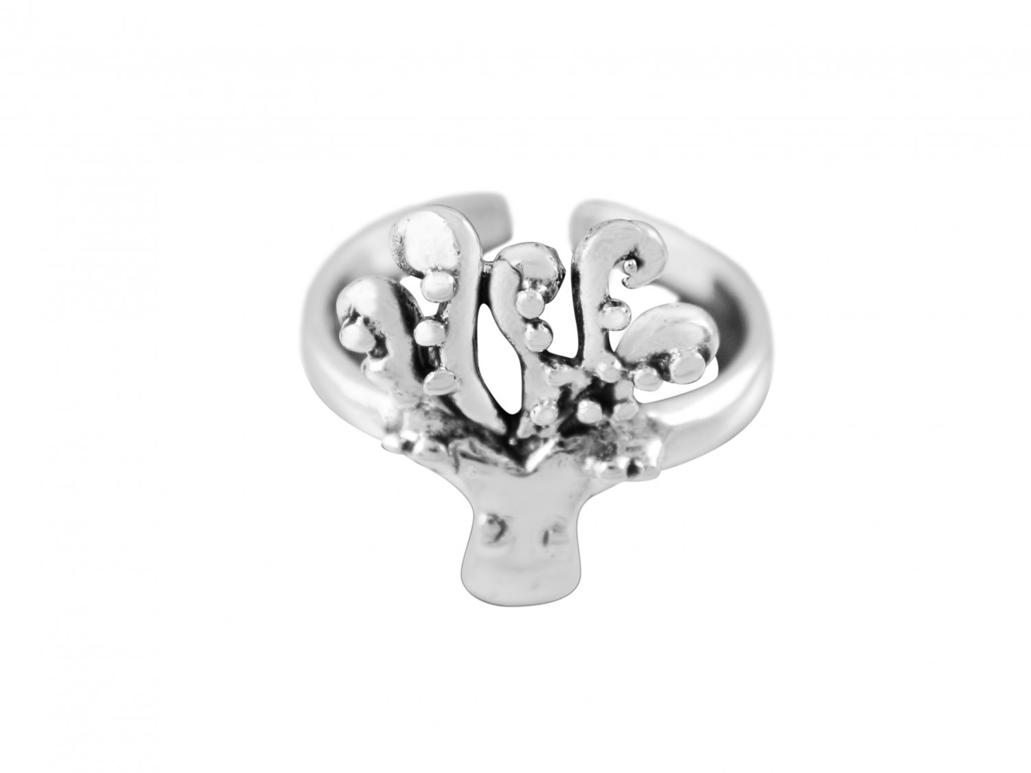 925 Sterling Silver Squid Octopus Sea Life Adjustable Pinky Toe Ring