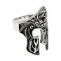925 Sterling Silver Spartan Helmet Warrior 300 King Leonidas of Sparta Oxidized Ring