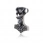 925 Sterling Silver Thor Hammer Mjolnir Viking Ram Goat Celtic Knotwork Amulet Pendant
