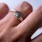 925 Sterling Silver Ouroboros Serpent Snake Reptile Infinity Hoop Ring