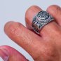 925 Sterling Silver Sleipnir Viking Horse Odin's Steed Signet Norse Ring
