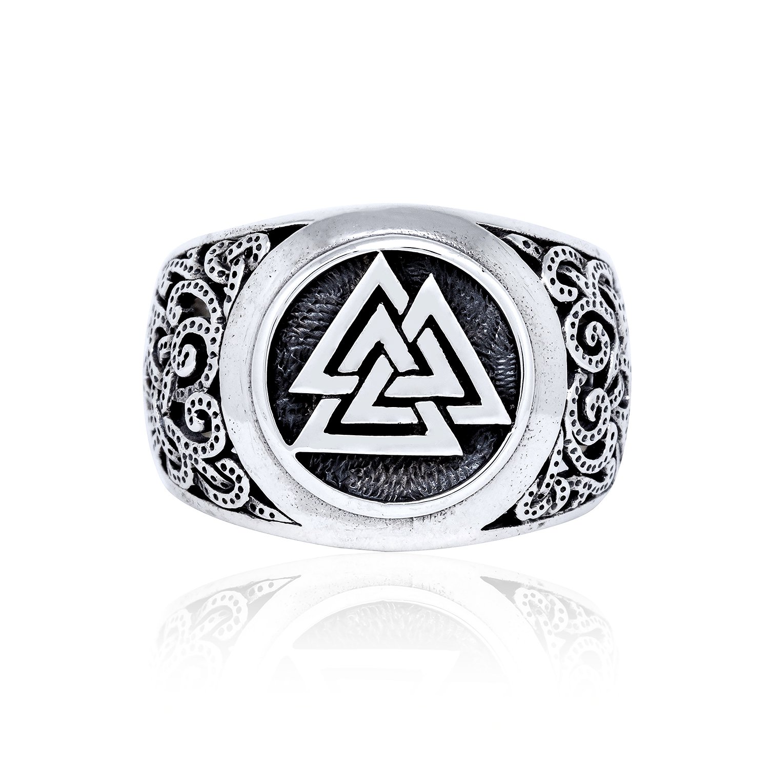 925 Sterling Silver Viking Jewelry Valknut Mammen Style Norse ...