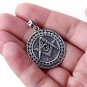 925 Sterling Silver Masonic Freemason Freemasonry Mason Compass Letter G Pendant
