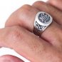 925 Sterling Silver Egypt Egyptian Eye of God Horus Ra Udjat Knotwork Ring