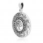 925 Sterling Silver Yggdrasil Tree of Life Viking Runes Futhark Celtic Knots Charm Pendant