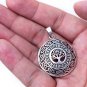 925 Sterling Silver Yggdrasil Tree of Life Viking Runes Futhark Celtic Knots Charm Pendant