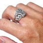 925 Sterling Silver Viking Wikinger Thor Hammer Mjölnir Mjolnir Celtic Knot Norse Biker Ring