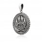 925 Sterling Silver Viking Print Bear Paw Claw Slavic Warding Veles Pendant