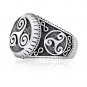 925 Sterling Silver Viking Triskelion Celtic Pagan Handcrafted Ring