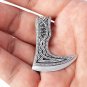 925 Sterling Silver Viking Slavic Perun Axe Double Sided Legendary Amulet Pendant