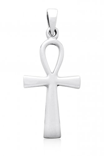 925 Sterling Silver Egyptian Ankh Cross Crux Ansata Symbol Of Life Charm Pendant