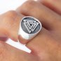 925 Sterling Silver Valknut Icelandic Scandinavian Odin Viking Norse Ring