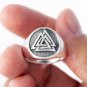 925 Sterling Silver Valknut Icelandic Scandinavian Odin Viking Norse Ring