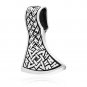 925 Sterling Silver Viking Slavic Knotwork Perun Axe Double Sided Amulet Pendant