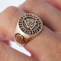 Bronze Valknut Icelandic Scandinavian Odin Viking Norse Runes Runic Ring