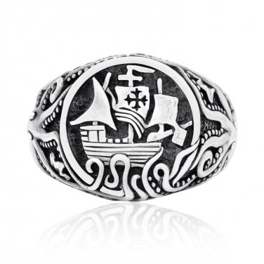 octopus signet ring