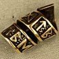 Bronze Viking Beard and Curl Spiral Hair Bead Dreadlocks With Runes