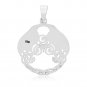 925 Sterling Silver Viking Odin's Huginn and Muninn Raven Pendant