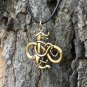 Handcrafted Bronze Viking Dragon Jormungand Urnes Style Large Amulet Pendant