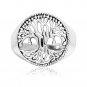 925 Sterling Silver Viking Tree of Life Norse Yggdrasil Pagan Jewelry Ring