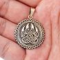 Handcrafted Bronze Viking Print Bear Paw Claw Slavic Warding Veles Pendant