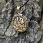 Handcrafted Bronze Viking Print Bear Paw Claw Slavic Warding Veles Pendant