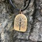 Handcrafted Bronze Viking Tree of Life Yggdrasil Antique Finish Pendant