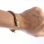 Bronze Viking Wolf Jormungand Norse Spiral Twisted Bangle Bracelet