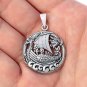925 Sterling Silver Viking Drakkar Longship Amulet Pagan Norse Pendant