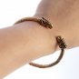 Bronze Viking Griffin Gryphon Odin's Ravens Norse Slavic Bangle Bracelet