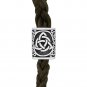 925 Sterling Silver Viking Beard Hair Bead Dreadlocks Celtic Triquetra Knotwork