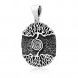 925 Sterling Silver Viking Norse Tree of Life Yggdrasil Amulet Pendant