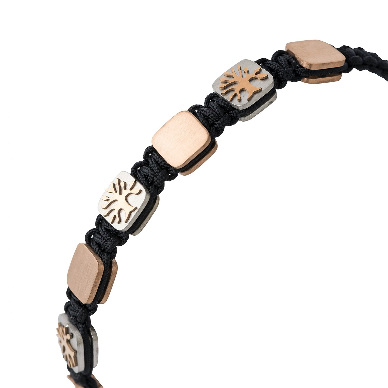 Viking Tree of Life Yggdrasil Engravable Stainless Steel Free Size Bracelet