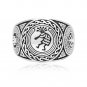 925 Sterling Silver Kokopelli Deity Native American Navajo Tribal Signet Ring