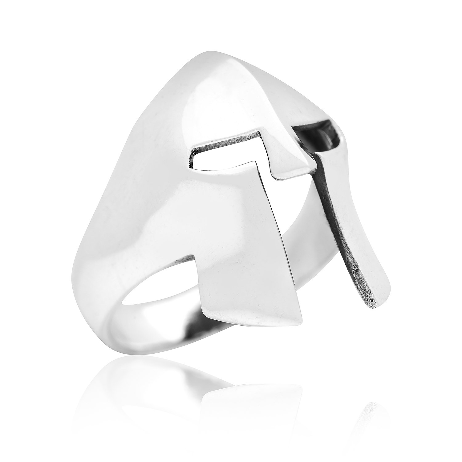 925 Sterling Silver Spartan Warrior Fighter Helmet 300 Lacedaemon Ring