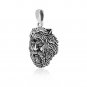 925 Sterling Silver Viking Warrior Berserker with Bear Hood Amulet Pendant