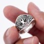 925 Sterling Silver Tree of Life Viking Yggdrasil Celtic Triquetra Knot Pagan Ring