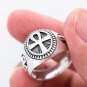 925 Sterling Silver Egyptian Ankh Cross Crux Ansata Symbol Of Life Ring