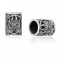925 Sterling Silver Viking Bear Paw Claw Veles Beard Hair Bead Dreadlocks