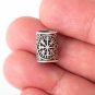 925 Sterling Silver Vegvisir Viking Compass Beard Hair Bead Dreadlocks