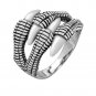 925 Sterling Silver Viking Dragon Jormungand Nidhogg Claw Goth Ring