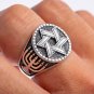 925 Sterling Silver Star of David Chai Menorah Judaica Solomon Hebrew Ring