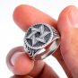 925 Sterling Silver Star of David Chai Menorah Judaica Solomon Hebrew Ring