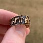 Handcrafted Bronze Viking Valknut Runes Norse Futhark Legendary Band Ring
