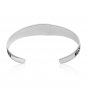 925 Sterling Silver Celtic Triquetra Infinity Knots Viking Jormungand Bangle Bracelet