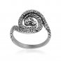 925 Sterling Silver Greek Ouroboros Uroboros Snake Infinity Eating Tail Ring