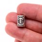 925 Sterling Silver Viking Norse Rune Futhark Tiwaz Teiwaz Tyr Beard Hair Bead Dreadlocks