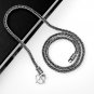 925 Sterling Silver Viking Kings Necklace Asgard Solid Chain 4.5mm